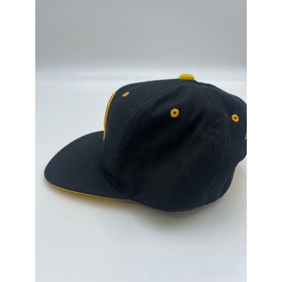 Y2K Golden State Warriors Black & Gold NBA Snapback hat cap 90s Y2K - Picture 3 of 6